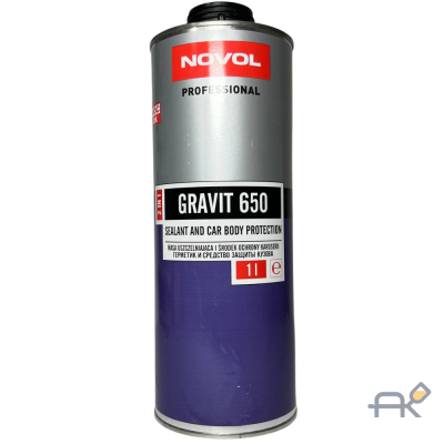 Антигравийное покрытие NOVOL GRAVIT 650 2в1 СОК-герметик чёрный